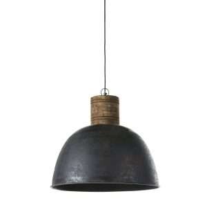Lámpara de techo de mango y metal con efecto envejecido D.51