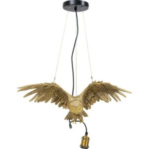 Lámpara owl oro 57cm