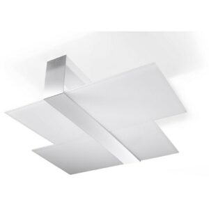 Plafón de techo massimo blanco cristal