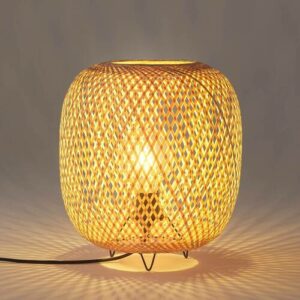 Lámpara de mesa de bambú, Katia