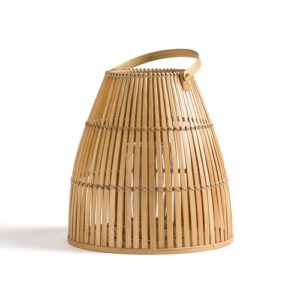 Farol trenzado de bambú natural, Lucerna