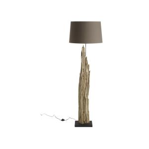Lámpara de pie VALGA de madera de recuperación - Altura 175 cm