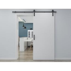Puerta corredera aplique VARIN - Alt. 205 x Ancho 93 cm - MDF + PVC blanco