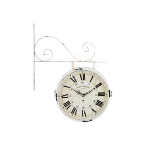 Reloj de pared doble cara FAUBOURG - Hierro - Largo 34 x Altura 41,5 cm